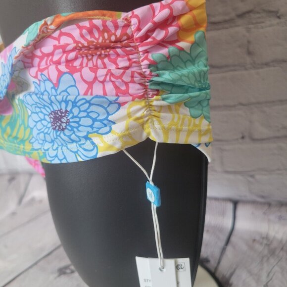 Bleu by Rod Beattie Fresh Picks Printed Sarong Hipster Bikini Bottoms - Picture 6 of 6